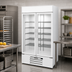 Thumbnail image #2 for Beverage-Air MarketMax IQ 47-Inch Two-Section Reach-In Glass Door Merchandiser Freezer, White