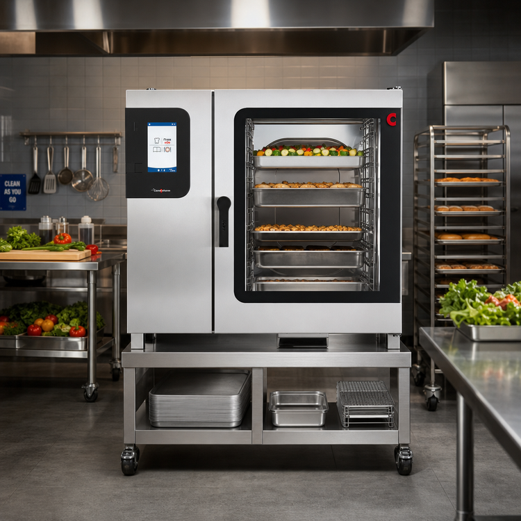 Product image #2 for Convotherm K12 Maxx Pro C4ET 10.20GB-N DD Full-Size Gas Combi Oven/Steamer School Package