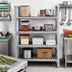 Thumbnail image #3 for Cambro Camshelving Premium 4-Shelf Vented Polymer Shelf Kit, 24 x 18 Inches, Speckled Gray