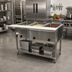 Thumbnail image #2 for Advance Tabco Triumph (Supreme) 47-1/8-Inch Electric Hot Food Table with 3 Sealed Wells and Open Base