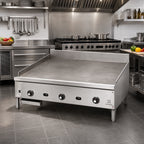 Thumbnail image #2 for Jade Range (Middleby) Supreme JGM-2460-F 60" Gas Floor Griddle, 1" Thick Smooth Steel Plate, Manual Controls