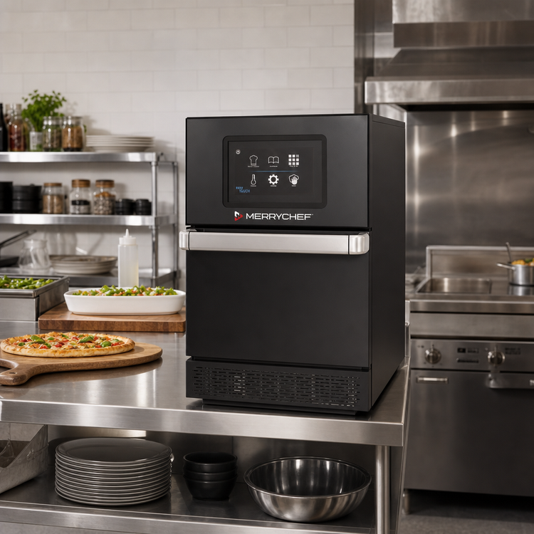 Product image #2 for Merrychef conneX 12 Standard Power Ventless Microwave Convection/Impingement High-Speed Oven, Carbon Black