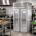 Thumbnail image #2 for True SPEC SERIES 2-Section Roll-In Glass Swing Door Refrigerator