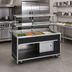 Thumbnail image #2 for Atlas Metal BLC-4-RM Mobile Modular Cold Food Serving Counter, 4-Pan Size