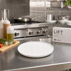 Thumbnail image #2 for American Metalcraft Lift LFTPW11 8-7/8-Inch Round White Melamine Plate Case of 24
