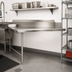 Thumbnail image #2 for Eagle Group Spec-Master Straight Clean Dishtable, 84 x 30 Inches, Right-to-Left Operation, 304 Stainless Steel