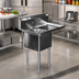 Thumbnail image #2 for Serv-Ware 1-Compartment Economy Sink with 18-Inch Right-Hand Drainboard, 18 Gauge Stainless Steel