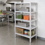Thumbnail image #2 for Channel Manufacturing Lifetime Tough ED2436-4 4-Shelf Aluminum Dunnage Shelving, 36"W x 24"D x 64"H