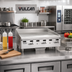 Thumbnail image #3 for Vulcan VMG24 Heavy-Duty Countertop Manual Gas Griddle, 24 x 24-Inch Cooking Surface, 54,000 BTU