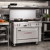 Thumbnail image #2 for Southbend Ultimate 36-Inch Gas Restaurant Range with 2 Open Burners, 24-Inch Charbroiler, and Standard Oven