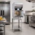 Thumbnail image #2 for Convotherm Stainless Steel Open Base Equipment Stand with Adjustable Legs for 6.10 MINI Combi Oven