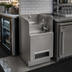 Thumbnail image #2 for Krowne Royal Series 18-Inch x 24-Inch Freestanding Stainless Steel Underbar Hybrid Hand/Dump Sink