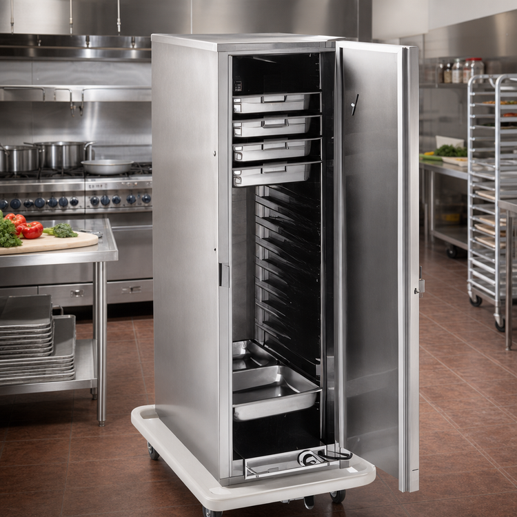Product image #2 for Carter-Hoffmann PH1200 Mobile Heated Transport Cart for 16 12 x 20 Pans