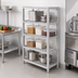 Thumbnail image #2 for Channel Manufacturing ED2042-4 4-Shelf Tubular Aluminum Dunnage Shelving Rack, 42 x 20 x 64 Inches