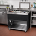 Thumbnail image #2 for Glastender Mobile Ice-Cooled Beer Bin with Open Front Cabinet Base, 48 Inch Wide, 10-1/2 Inch Deep Liner