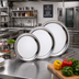 Thumbnail image #2 for Royal Touch 10-Inch Round Heavy-Duty Stainless Steel Serving Tray