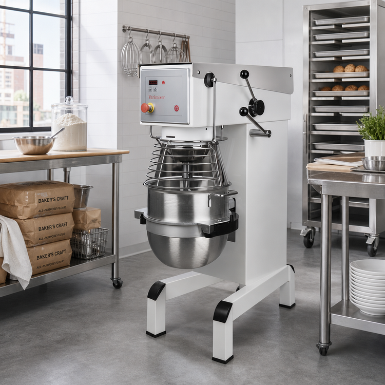 Product image #2 for Varimixer V-Series 30 Qt Floor Planetary Mixer, 2 HP, Variable Speed, 120V, #12 Hub