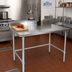 Thumbnail image #2 for John Boos Stallion 108-Inch Stainless Steel Work Table with 5-Inch Backsplash