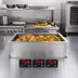 Thumbnail image #2 for CookTek SinAqua Rectangular 6-Inch Deep Drop-In Waterless Induction Hot Food Dry Well, 2-Sensor, 200-240V