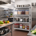 Thumbnail image #2 for Fermostock 4-Tier Corner Expansion Polymer Shelving Unit, 66 Inch H x 38 Inch W x 22 Inch D