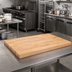 Thumbnail image #2 for John Boos 72 x 36 Inch Laminated Northern Hard Rock Maple Bakers' Table Top, Edge Grain Flat Top, 1-3/4 Inch Thick