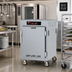 Thumbnail image #2 for Metro C5 8 Series Controlled Temperature Heated Holding Cabinet, Half-Height Pass-Thru, Solid Doors, Universal Wire Slides