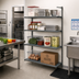 Thumbnail image #2 for Cambro Camshelving Basics Plus 4-Tier Add-On Polymer Shelving Unit, 30