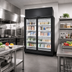 Thumbnail image #2 for True Two-Section Low Temp Glass Door Freezer Merchandiser, Self-Contained, 77.9 Cu. Ft.
