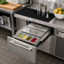 Thumbnail image #2 for Glastender Full-Size Condiment Drawer Insert for 18-Inch Door Opening Low-Profile Cooler, 12-Cup