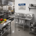 Thumbnail image #2 for Eagle Spec-Master FN2032-2-24R-14/3 Coved Corner Two-Compartment Stainless Steel Sink with 24-Inch Right Drainboard