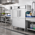 Thumbnail image #2 for Hobart CL54-DWR+BUILDUP Single-Tank Conveyor Dishwasher with Drain Water Energy Recovery