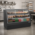 Thumbnail image #2 for Beverage-Air CDR6HC-1-B Refrigerated Deli/Bakery Display Case, Curved Glass Front, 21 Cu. Ft., Black