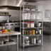 Thumbnail image #2 for EAGLEbrite 5-Tier Wire Starter Shelving Unit, 72W x 24D x 74H, Zinc Finish