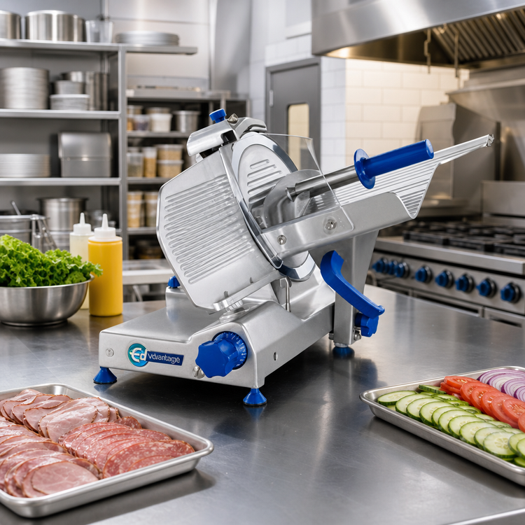 Product image #2 for Edlund Edvantage EDV-10C 10-Inch Medium-Duty Manual Gravity Feed Electric Meat Slicer