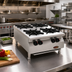 Thumbnail image #2 for RedHots Chef's Line 24-Inch Countertop Gas Hot Plate, 4-Burner, Natural Gas, 100,000 BTU