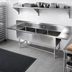 Thumbnail image #2 for John Boos Pro-Bowl 3-Compartment Sink with Left and Right Drainboards, 18