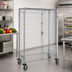 Thumbnail image #2 for Metro Super Erecta Mobile Chrome-Plated Wire Security Cage, 65 x 27-1/4 x 68-1/2 Inches, No Intermediate Shelves