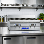 Thumbnail image #2 for Imperial (Middleby) Spec Series IHR-4-M 36-Inch Modular Gas Range Top with 4 Open Burners, Cast-Iron Grates, Manual Controls