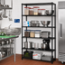 Thumbnail image #2 for Quantum Stationary Wire Shelving Starter Kit, 72
