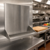 Thumbnail image #2 for 16-Inch Wall-Mounted Stainless Steel Drip Tray Trough with Louvered Screen and 1/2-Inch NPT Drain