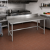 Thumbnail image #2 for Eagle Group Budget Series Stainless Steel Work Table with Backsplash and Tubular Base, 144 x 36 Inches