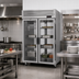 Thumbnail image #2 for Turbo Air PRO Series Two-Section Pass-Thru Heated Holding Cabinet with Full-Length Glass Doors, 48.7 Cu. Ft.