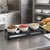Thumbnail image #2 for American Metalcraft Rectangular Multi-Function Buffet Riser, 14-5/8 x 5-1/8 x 2 Inch, Black