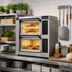 Thumbnail image #2 for PizzaMaster 552ED-3 Countertop Electric Pizza Oven with 2 Independent Chambers