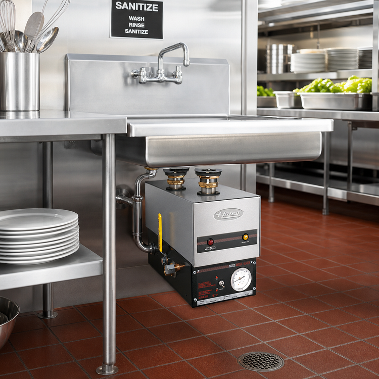 Product image #2 for Hatco 3CS-9 Quick Ship Undersink Sanitizing Sink Heater, 9 kW, 208V, 1-Phase