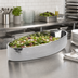 Thumbnail image #3 for American Metalcraft Hammered Double-Wall Oval Serving Bowl, 216 oz.
