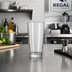Thumbnail image #2 for Regency 9 oz Clear Partially Tempered Hi Ball Glass with Heavy Base