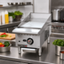 Thumbnail image #2 for Winco Spectrum 12-Inch Countertop Natural Gas Thermostatic Griddle with 1-Inch Polished Steel Plate