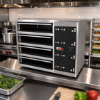 Thumbnail image #2 for Carter-Hoffmann (Middleby) MZ423GS-2T Single-Sided Modular Holding Cabinet, 2-1/2" Pan Depth, Electronic Controls, 8 Timers, Stainless Steel
