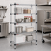 Thumbnail image #2 for EAGLEbrite Quad-Adjust® Stationary 4-Tier Wire Shelving Starter Unit, 36